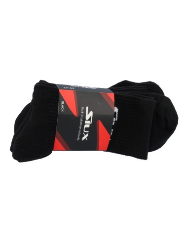Pack 3 Socks Siux Black Dhaka High Leg |SIUX |SIUX padel clothing