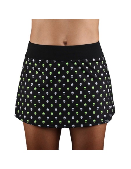 Jupe à imprimé minimal sans fin 40009 Skulls Green |ENDLESS |Vêtements de padel ENDLESS