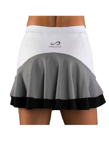 Jupe Endless Starlett 30201 Saumon Black |ENDLESS |Vêtements de padel ENDLESS