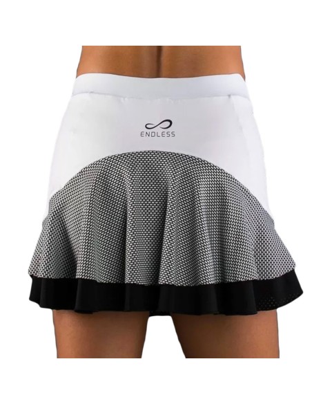 Jupe Endless Starlett 30201 Saumon Black |ENDLESS |Vêtements de padel ENDLESS
