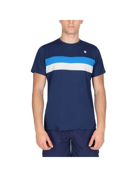 Kswiss Core Team Stripe Crew T-shirt 104923400 |K SWISS |T-shirts