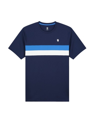 Kswiss Core Team Stripe Crew T-shirt 104923400 |K SWISS |T-shirts