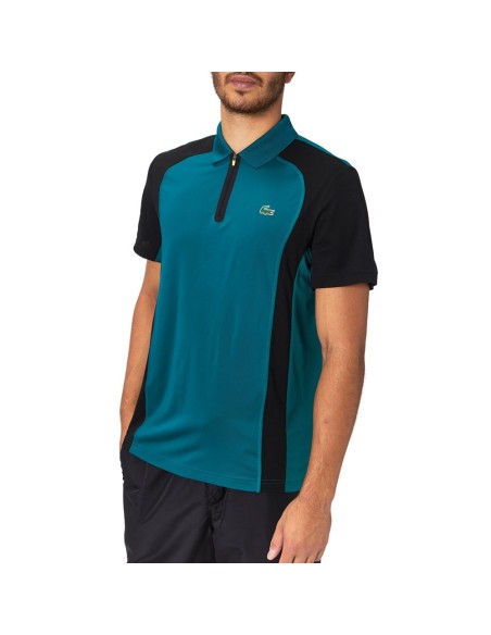 Polo Lacoste Dh9270 Y3e Danube/Black |LACOSTE |Abbigliamento padel LACOSTE