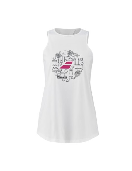 Canotta da donna Babolat Cotton Tank |BABOLAT |Abbigliamento da padel BABOLAT