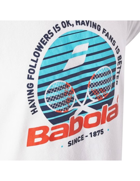 Camiseta Babolat Exs Cotton Tee Junior |BABOLAT |Abbigliamento da padel BABOLAT Camiseta Babolat Exs Cotton Tee Junior |BABOLAT |Abbigliamento da padel BABOLAT