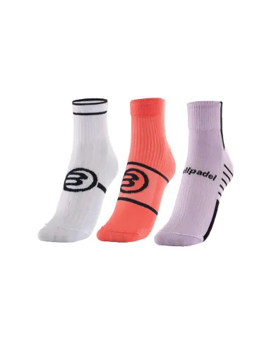 Pack 3 Chaussettes Bullpadel Bp2302 Fw 000 Femme |BULLPADEL |Vêtements de padel BULLPADEL