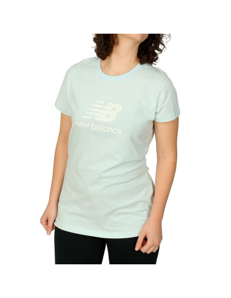 T-shirt à logo empilé New Balance Essentials |NEW BALANCE |Vêtements de padel