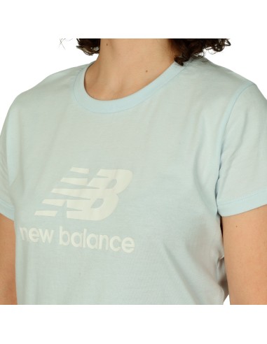 T-shirt à logo empilé New Balance Essentials |NEW BALANCE |Vêtements de padel