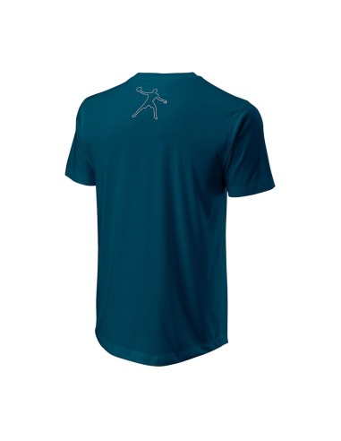Camiseta Wilson Bela Itw Tech Tee Wra814601 Maritime B |WILSON |Abbigliamento da padel Wilson