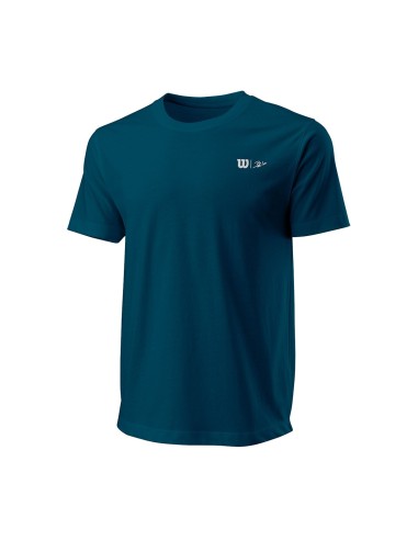 Camiseta Wilson Bela Itw Tech Tee Wra814601 Maritime B |WILSON |Abbigliamento da padel Wilson