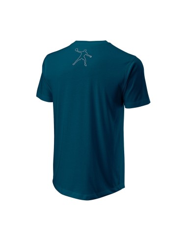 Camiseta Wilson Bela Itw Tech Tee Wra814601 Maritime B |WILSON |Abbigliamento da padel Wilson