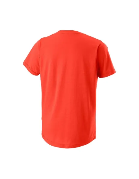 Wilson Bela Tech Tee II Fiesta T-shirt |WILSON |Wilson padel clothing