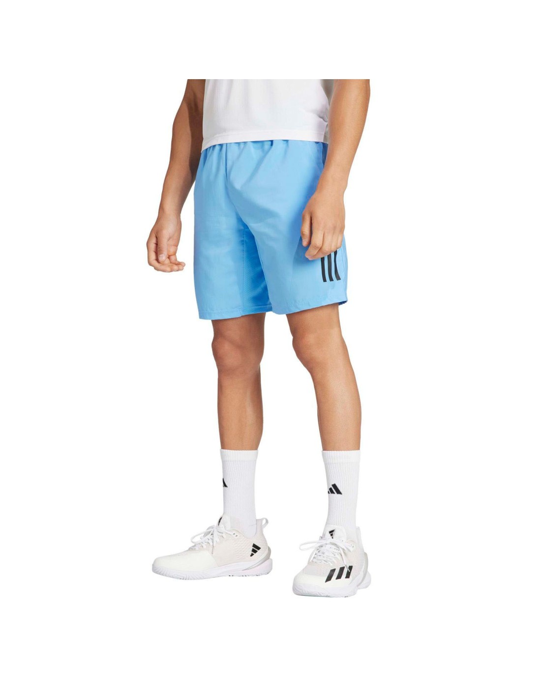 Adidas Club 3 Stripes Shorts Padel clothing Time2Padel