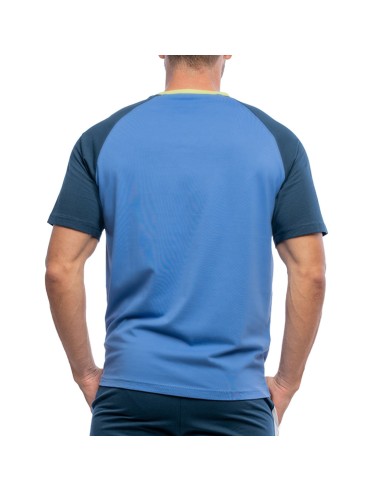 Camiseta masculina de algodão Siux Pansy azul |SIUX |Roupa padel SIUX