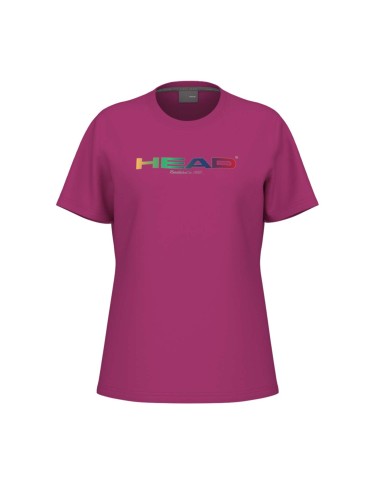 T-Shirt Head Rainbow T-Shirt Femme |HEAD |Vêtements de padel