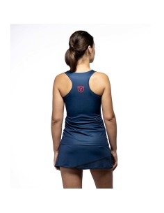 T-Shirt Vairo Sans Manches Club Femme Bleu Foncé |VAIRO |Vêtements de padel 2