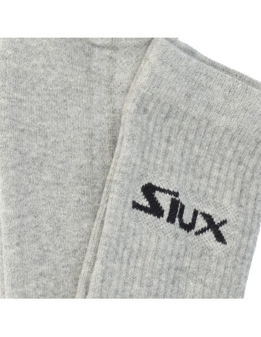 Pack 3 Socks Siux High Shaft Gray |SIUX |SIUX padel clothing