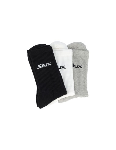 Pack 3 Meias Siux Cano Alto Mix |SIUX |Roupa padel SIUX