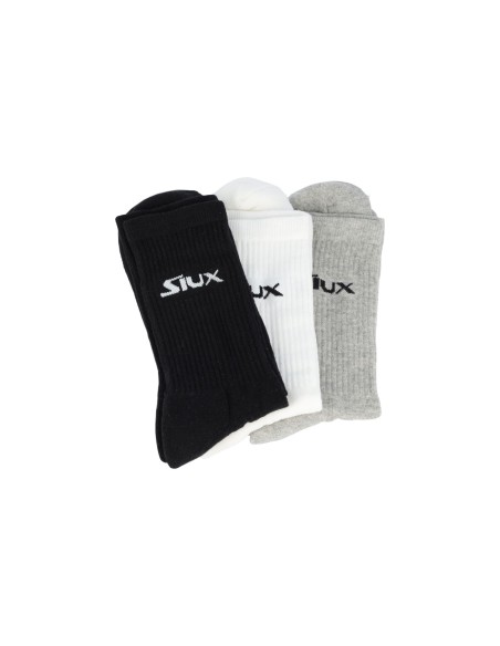 Pack 3 Meias Siux Cano Alto Mix |SIUX |Roupa padel SIUX