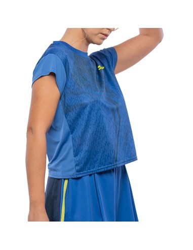 Camiseta Siux Billow Mujer Azul |SIUX |Vêtements de padel SIUX