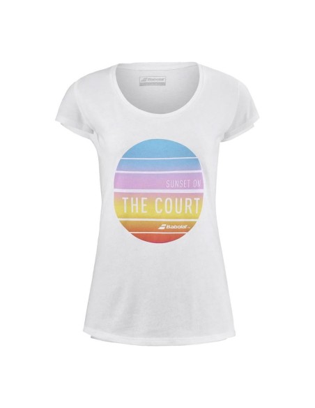 Camiseta Babolat Exercise 4ws22445 1000 Mujer |BABOLAT |Vêtements de padel BABOLAT