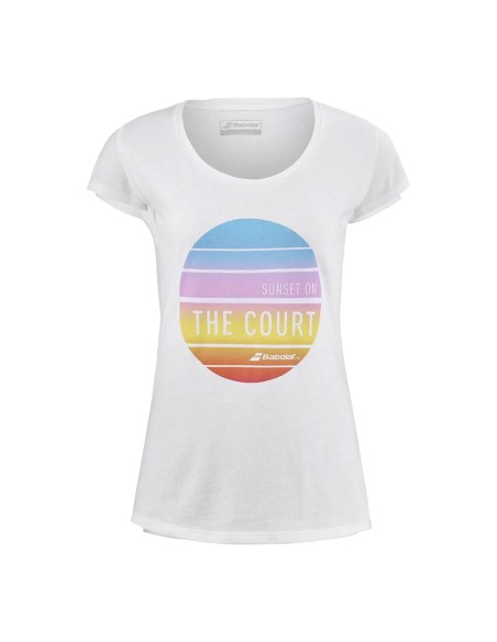 Camiseta Babolat Exercise 4ws22445 1000 Mujer |BABOLAT |Vêtements de padel BABOLAT