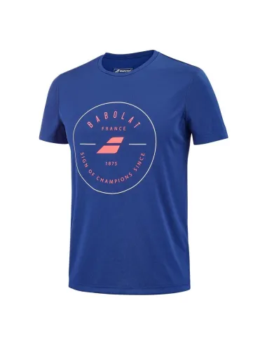 T-SHIRT Babolat EXERCISE GRAPHIC BLU NAVY |BABOLAT |Abbigliamento da padel BABOLAT