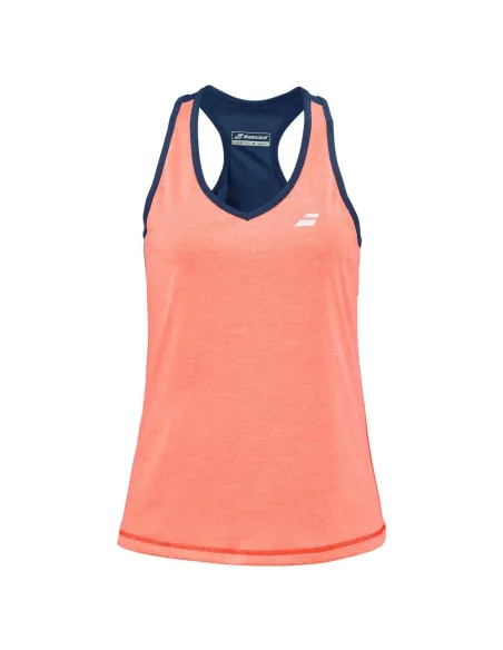 T-Shirt Babolat Play Orange Bleu Femme |BABOLAT |Vêtements de padel BABOLAT