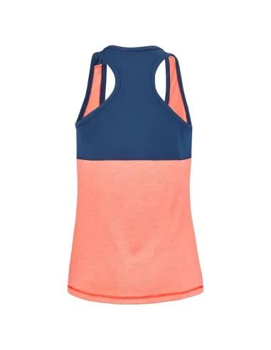 Camiseta Babolat Play Naranja Azul Mujer |BABOLAT |BABOLAT padel clothing
