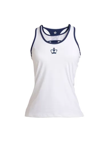 Camiseta Black Crown Milos Preto Branco-Azul |BLACK CROWN |Roupa de padel BLACK CROWN