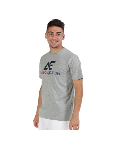 Camiseta Bullpadel Hacari 151 Cinza Médio Vigore |BULLPADEL |Roupa de padel BULLPADEL
