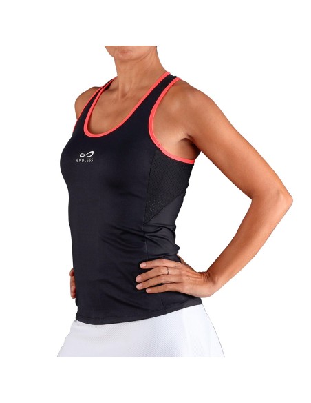 Camiseta Endless Mile 30204 Titanium Mujer |ENDLESS |Vêtements de padel ENDLESS