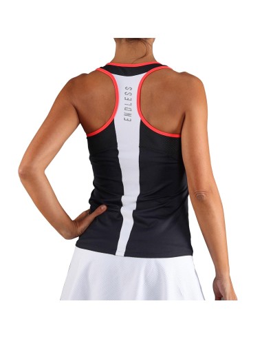 Camiseta Endless Mile 30204 Titanium Mujer |ENDLESS |Vêtements de padel ENDLESS