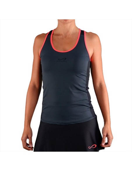 Camiseta Endless Mile 30204 Titanium Mujer |ENDLESS |Vêtements de padel ENDLESS