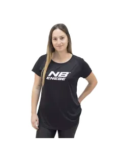 WOMEN'S Black Enebe Zircon T-SHIRT |ENEBE |Padel clothing 2