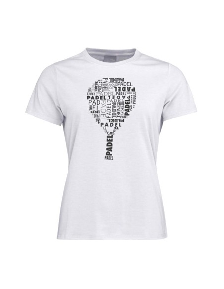 Camiseta Head Padel Typo Mujer |HEAD |Vêtements de padel HEAD