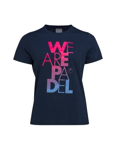 Camiseta Head Padel Typo Mujer |HEAD |Vêtements de padel HEAD
