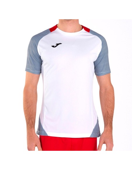 Camiseta Joma Essential 2 Wht-Navy 101508.203 |JOMA |Ropa de pádel JOMA