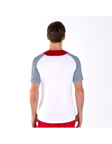 Camiseta Joma Essential 2 Wht-Navy 101508.203 |JOMA |Ropa de pádel JOMA