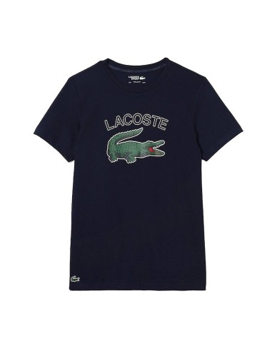 Camiseta Lacoste Azul Marino-Verde Th9299166 |LACOSTE |LACOSTE padel clothing