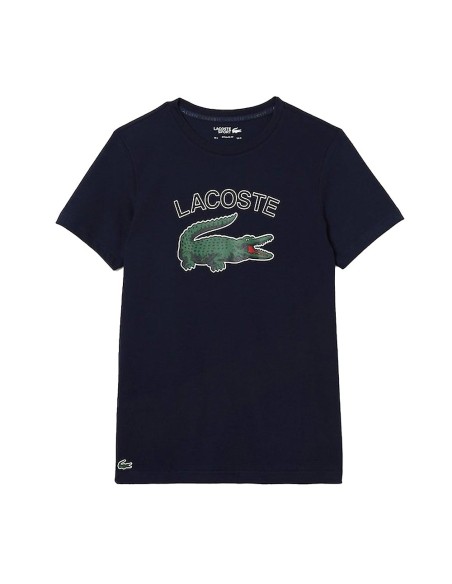 Camiseta Lacoste Azul Marino-Verde Th9299166 |LACOSTE |LACOSTE padel clothing