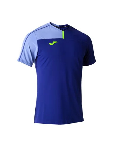 Camiseta Manga Corta Smash Rosa Verde F 102627.030 |JOMA |Joma padel clothing