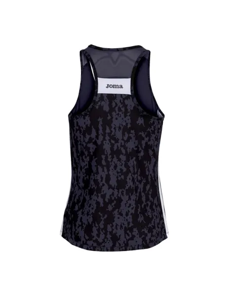 Camiseta Sin Mangas Cancha Negro 901580.100 Mujer |JOMA |Joma padel clothing