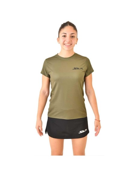 T-shirt kaki femme Siux Hunt |SIUX |Vêtements de padel SIUX