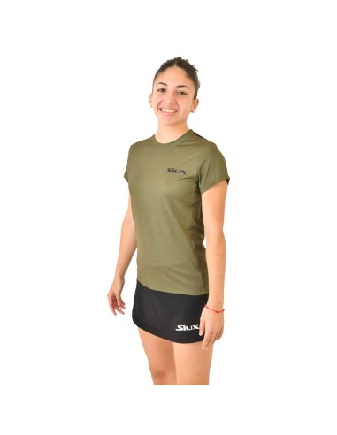 T-shirt kaki femme Siux Hunt |SIUX |Vêtements de padel SIUX