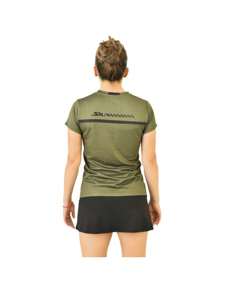 T-shirt kaki femme Siux Hunt |SIUX |Vêtements de padel SIUX