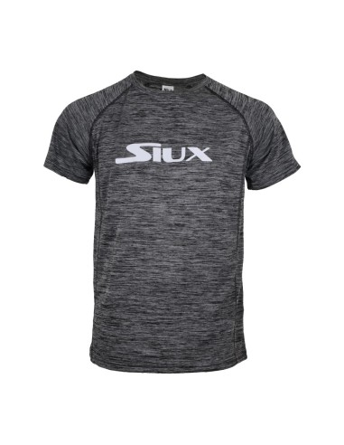 Camiseta Siux Special Negro Vigore Logo Blanco |SIUX |Vêtements de padel SIUX