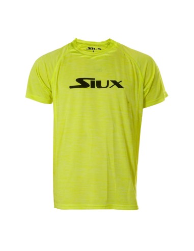 Camiseta Siux Special Negro Vigore Logo Blanco |SIUX |Vêtements de padel SIUX