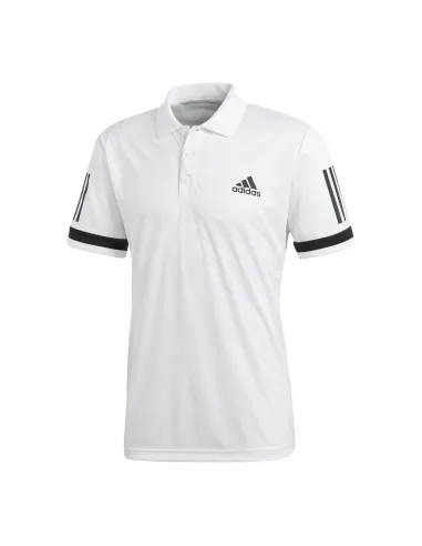Adidas Club 3str Polo Homme Blanc Ce1415 |ADIDAS |Vêtements de padel ADIDAS
