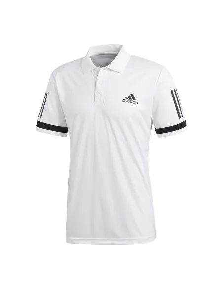 Adidas Club 3str Polo Homme Blanc Ce1415 |ADIDAS |Vêtements de padel ADIDAS